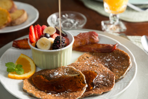 gourmet breakfast spread at a Bed and Breakfast Norman Ok