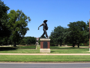 seed sower statue oklahoma sooners small