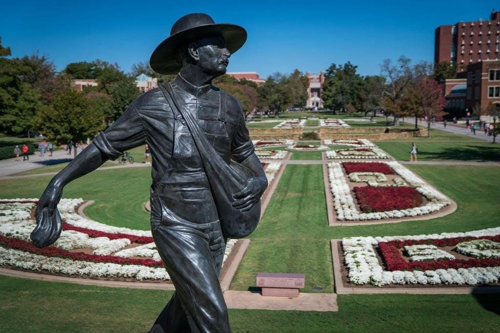 20 Insider Things to Know About The University of Oklahoma for New Students & Parents 5 Seed Sower statue